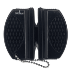 Kitchen Knife Set Kit | Red Handle & Black Magnetic Rack