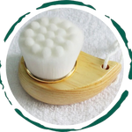 Facial Brush with Bamboo Handle