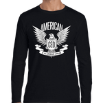 American CEO Patriotic Eagle Men's Long Sleeve Shirt