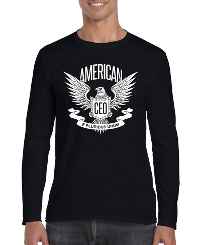 American CEO Patriotic Eagle Men's Long Sleeve Shirt
