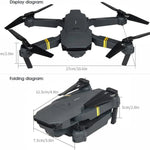 4K HD Dual Camera RC FPV WiFi Portable Wide Angle Foldable Quadcopter Drone