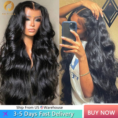 13x6 Hd Transparent Body Wave Lace Front Wig 30 40 Inch 360 13x4 Hd Lace Frontal Wigs Human Hair Wig Pre Plucked For Bla