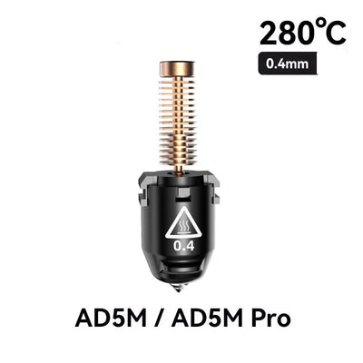 1Pc Original/Genuine Flashforge Adventurer 5M Series AD5M Pro Nozzle Kit 0.25/0.4/0.6/0.8mm 280℃ High-Speed Quick-Detachable