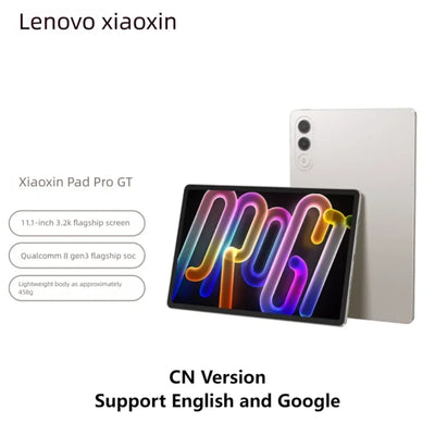 Lenovo Xiaoxin Pad Pro GT 2025 11.1'' Tablet 128 256 GB Snapdragon 8 Gen3 144Hz 3.2K LCD Display13MP Camera 68W Charging