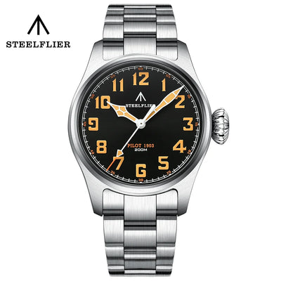 STEELFLIER Official SF740V New Quartz Wristwatch Super C3 Luminous 200M Waterproof VH31 Mute Movement Man Fashion Busine