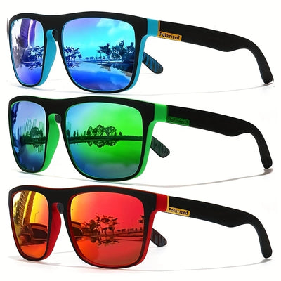 Fashion Vintage Square Polarized Sunglasses Men Women Driving Fishing Luxury Brand Designer Sun Glasses Driver's Eyewear