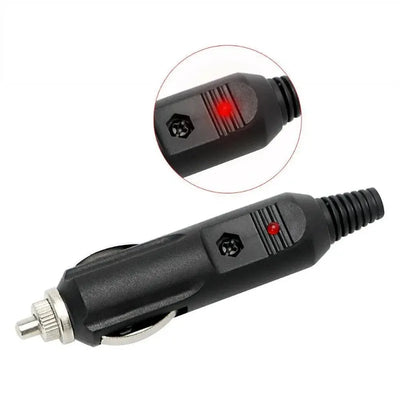 12V-24V Car Cigarette Lighter LED Socket Plug Connector Adapter LED Illuminated Adapter For RV Boats Trucks Accessories
