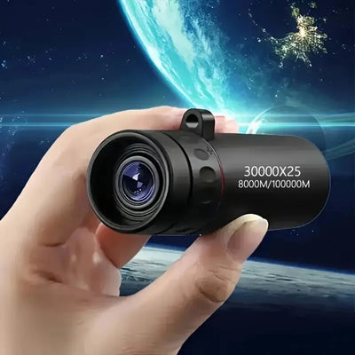 New 2000x25 HD Monocular Telescope Mini Portable Mobile Phone Telescope with Holder Camping Hunting Birdwatching Telesco