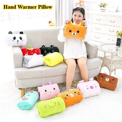 Hand Warming Gloves Pillow Nap Pillow Cushion Sleeping Pillows Plush Toys Children's Day Gifts Travel Essentials Home Te