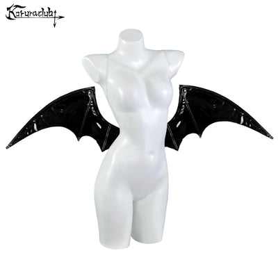 KORURACLUB Purple and blackSuccubus Halloween cosplay props polyurethane little Devil Bat wings