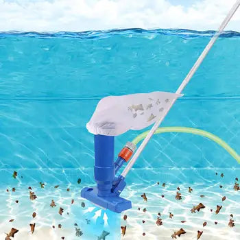 Portable Swimming Pool & Pond Vacuum Cleaner with 5-Section Pole
