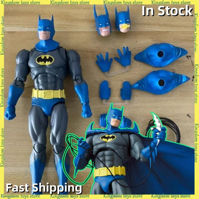 In Stock Original Mafex Anime Figures Batman Figure Bruce Wayne Action Figurine Collection Statue Desk Decoration Ornament Gift
