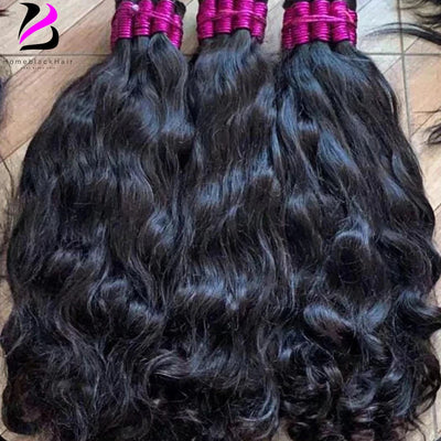 No Weft Virgin Bulk Human Hair Deep Wave Human Hair For Braiding 100% Unprocessed Human Hair Bulk Extensions Brazilian R