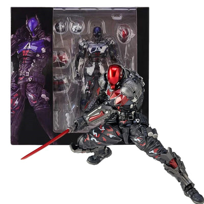 AMAZING YAMAGUCHI Action Figure Arkham Knight Batman Red Hood Robin Jason Todd Figuarts Game Model Toy Collection Christ