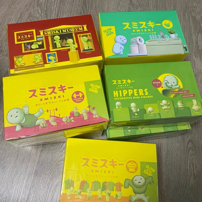 Genuine Smiski All Series Full Box Corner Lord Night Light Elf Series Blind Boxes Full Box Hidden Handmade Dolls Model Toy Gifts