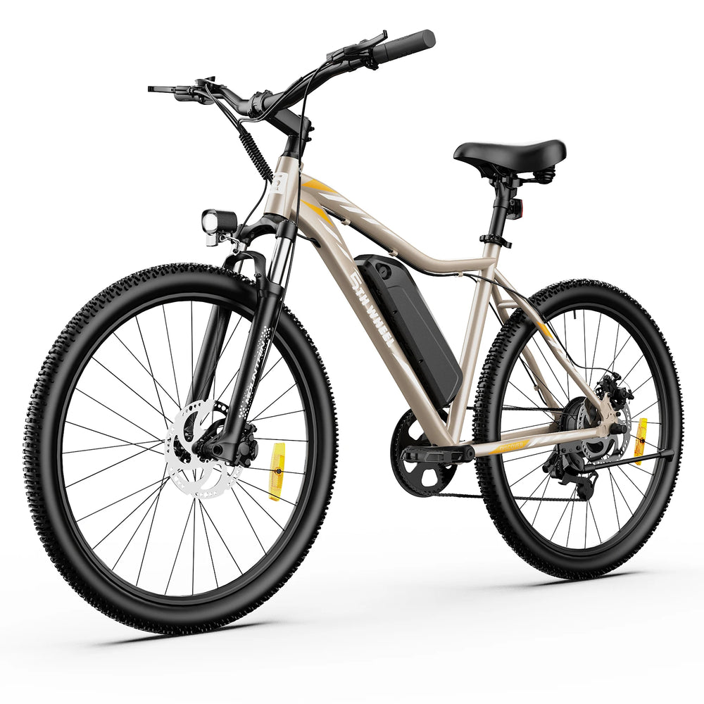 5TH WHEEL AB17 Electric Bike, 700W Peak Motor, 23 Mph Max Speed, Color LCD Display, Front Suspension (Gray)