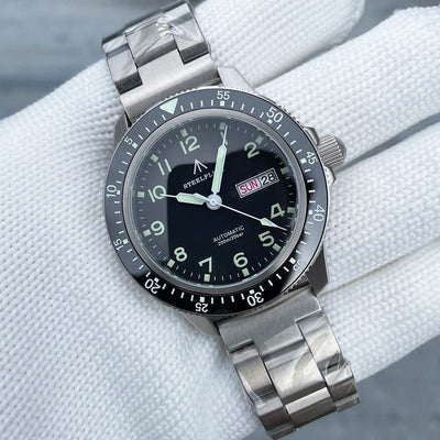 STEELFLIER Official SF787 Dive Luxury Wristwatches Double Calendar NH36 Movement Super Luminous 200M Waterproof Mechanic