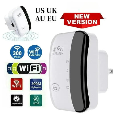 Wireless Signal Booster Wifi Extender Small Steamed Bun Network Repeater Ap Broadband Home Router Signal Amplification E
