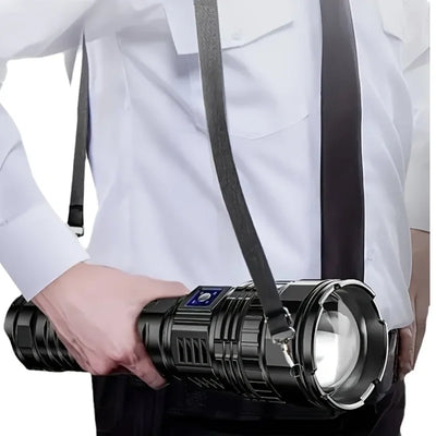 1000W Built-in Battery Flash Light Emergency Spotlights 9km 990000000LM Most Powerful Led Flashlights Tactical Torch 150