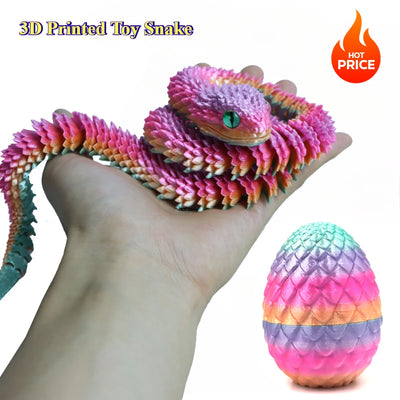 3d Printed Toys Home Decoration Desktop Decorations Anime Figures Articulating Home Decor Items 3D Printing Snake Eggs R