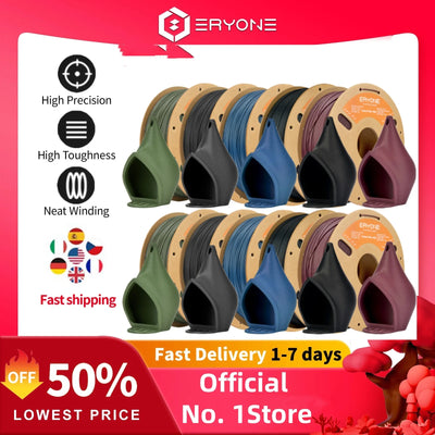 ERYONE ASA Carbon Fiber 1/3/5/10KG Premium Filament 1.75mm 3D Print, Multicolor Available,asa carbon fiber big sale,1KG