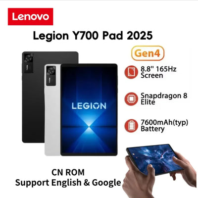 Lenovo Legion Y700 2025 CN Android Pad Gen 4 TB322FC Gaming Tab 12/16GB 256/512GB Snapdragon 8 Elite 8.8" 165Hz 7600mAh Tablets
