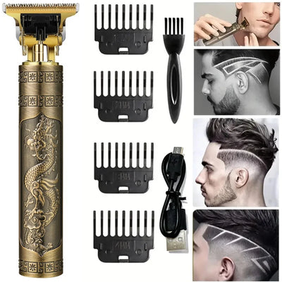 Electric Hair Clipper Professional USB Cordless Clipper Professional Beard Trimmer Haircut Grooming Kit Hair Cutting Mac
