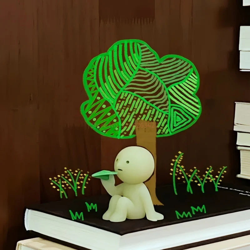 In Stock Original Smiski Sunday Series Blind Box Cute Night Light Figurine Smiski Doll Desktop Ornament Decor Special Girl Gift