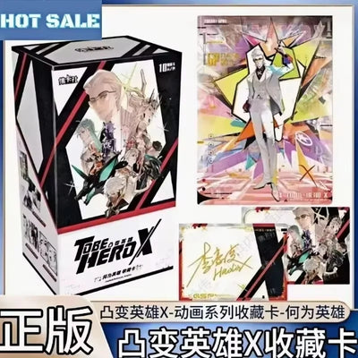 Genuine To Be HERO X Card TOBEHEROX Series Collection Cards What Is A Hero Animation Cartoon Peripheral Card Birthday Gi