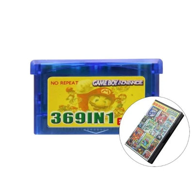 Retro 369 in 1 GBA Game Cartridge 32 Bit Multi Collection English Language Version for GBA SP
