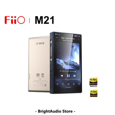 FiiO M21 Android 13 Portable Music Player MP3 Walkman Snapdragon 680 4* CS43198 DAC chips Hi-Res Audio DSD Bluetooth LDA