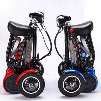 Enhance Foldable Perfect Travel Transformer Lithium 4 Wheel Electric Folding Mobility Scooter Convenient for Elderly