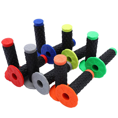7/8" Rubber Bike Handle Grip  Motorcycle grip Dirt Bike Grips For Handlebar Mx Pillow Top Throttle 22mm Bar