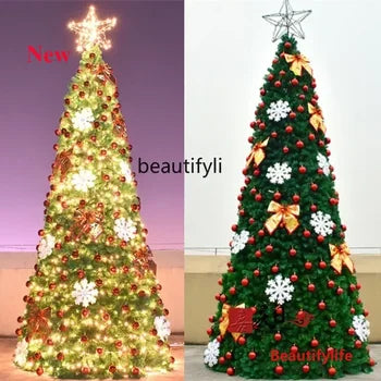 New arrive 4 meters Christmas tree set 5 meters 6 7 8 meters, large frame Christ