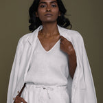 Hemp Three Piece Set in White