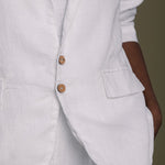 Hemp Three Piece Set in White