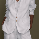 Hemp Three Piece Set in White