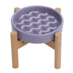 [Macaroni] Slow Feeder Dog Bowls - Yellow / Frozen Blue / Purple