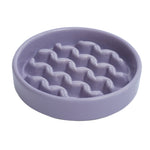 [Macaroni] Slow Feeder Dog Bowls - Yellow / Frozen Blue / Purple